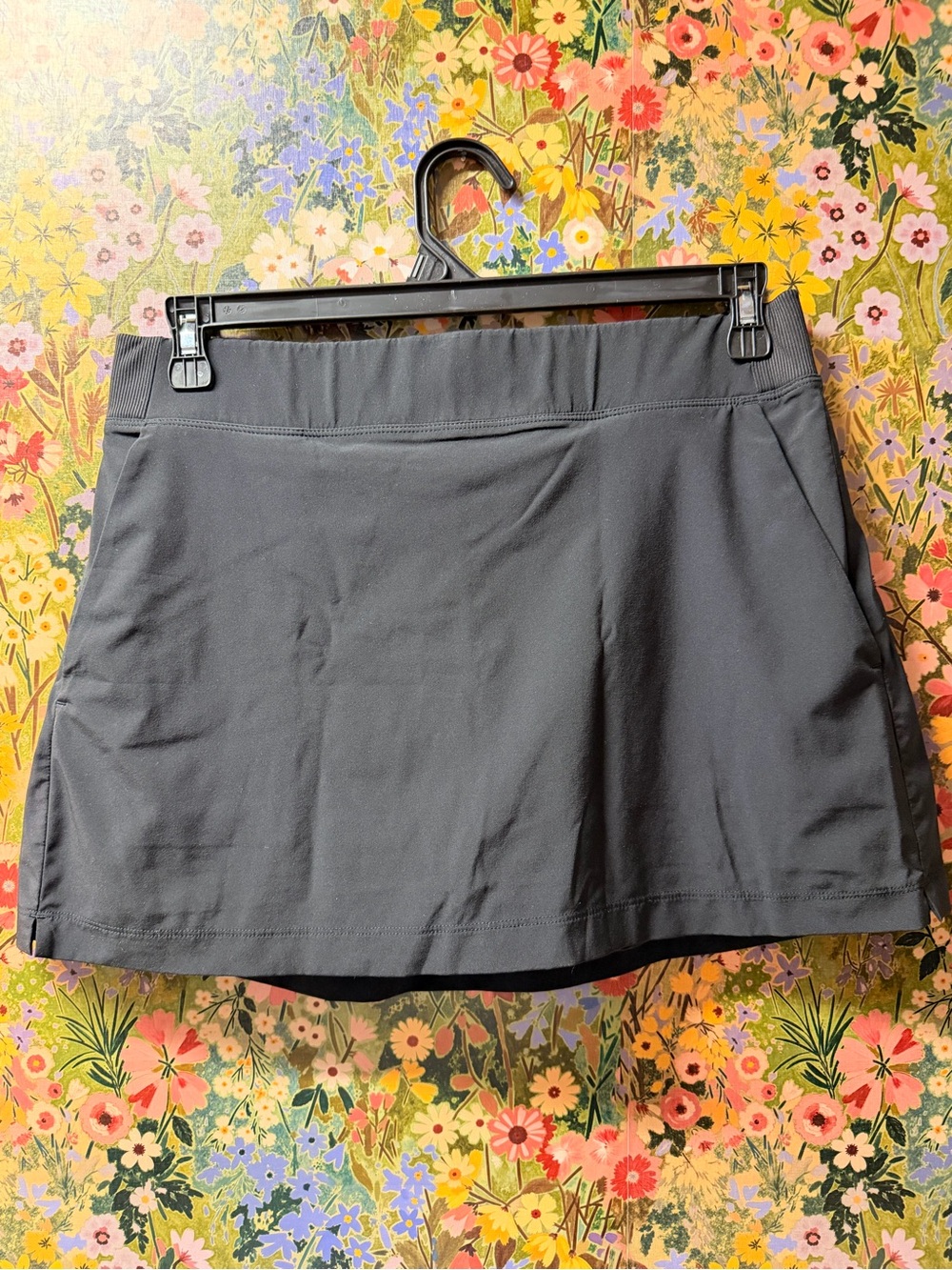 Athleta Gray Athletic Skort with Built-In Shorts